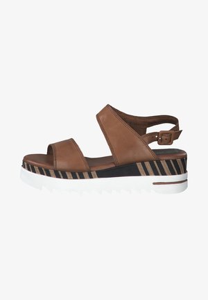 Marco Tozzi Walking sandals - cognac antic