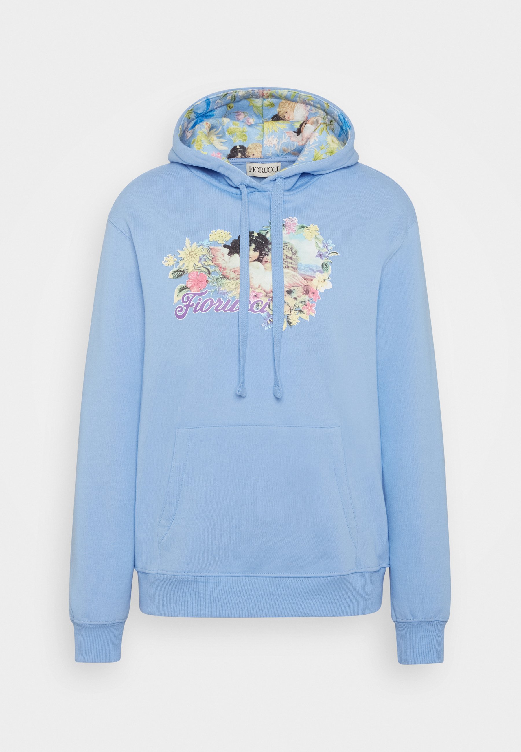 Fiorucci ALPINE ANGELS HOODIE - Felpa - pale blue/celeste - Zalando