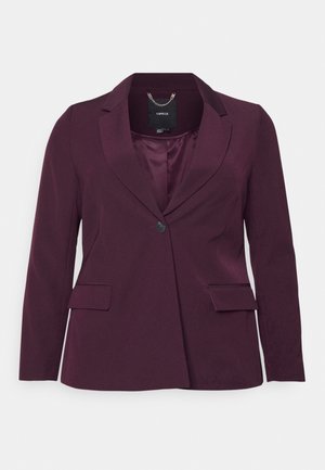 Blazer - mottled dark red