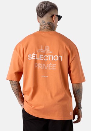 SELECTION PRIVEE OVERSIZED - T-Shirt print - dustyorange