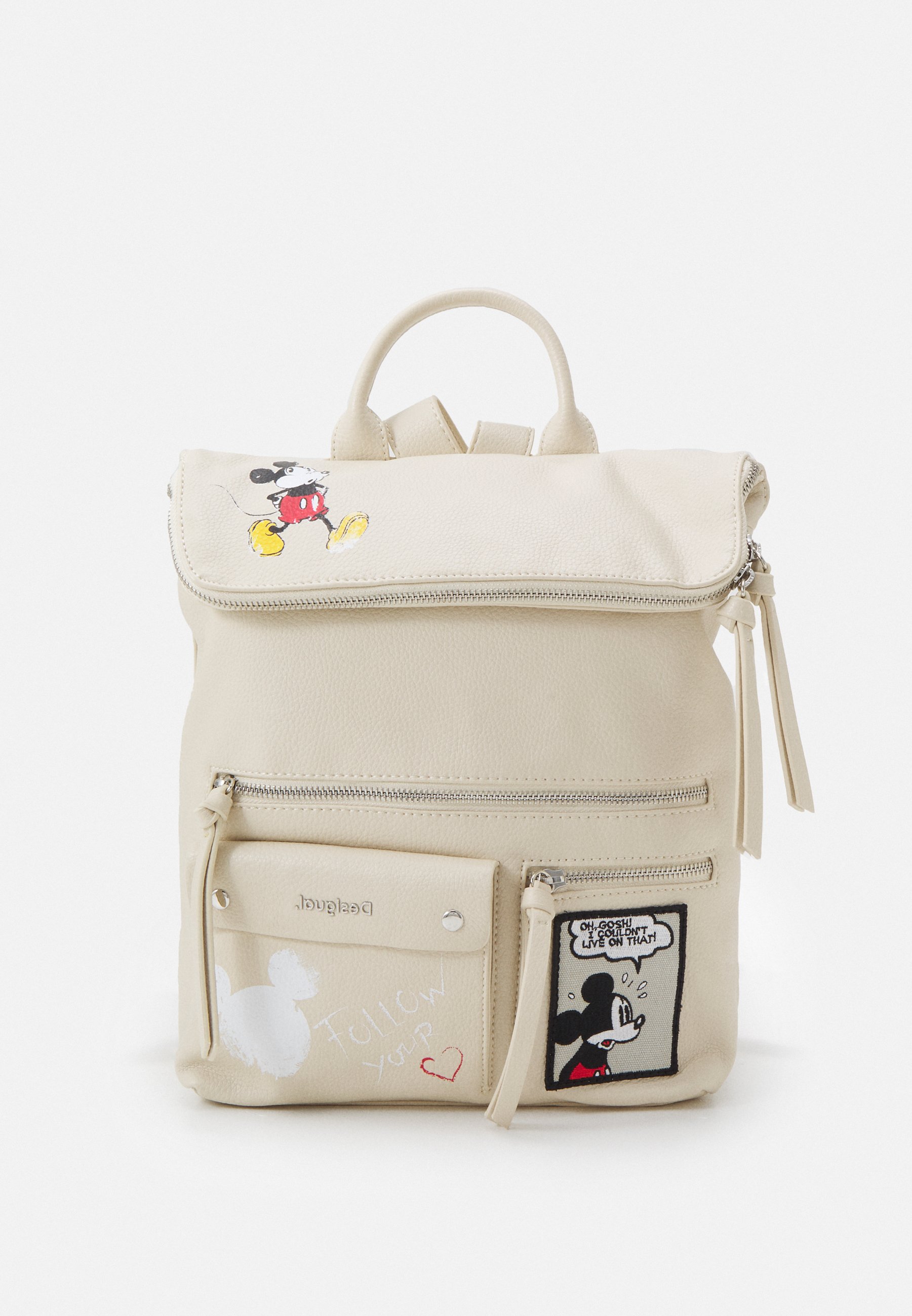 Desigual BACK MICKEY ROCK - Mochila - off-white/crema - Zalando.es