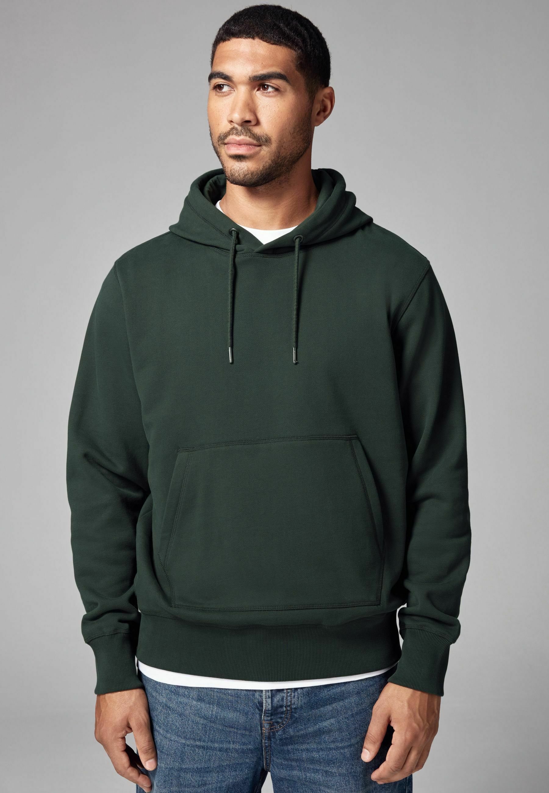 Next SUPER HEAVYWEIGHT - Hoodie - dark green/green - Zalando