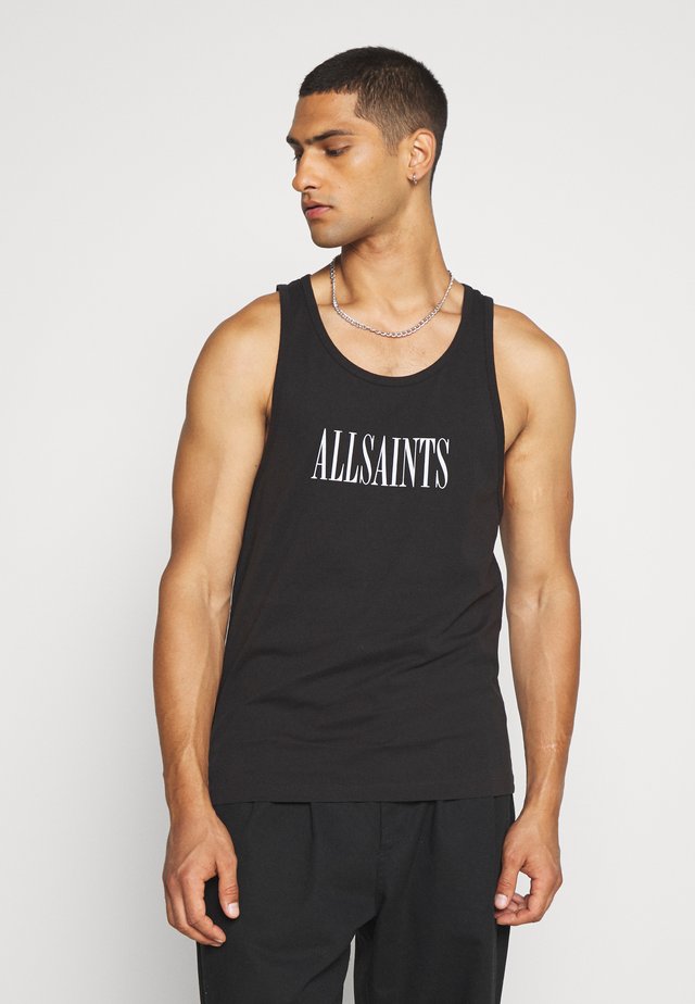 STAMP VEST - Top - washed black