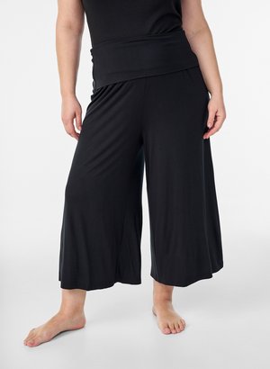 Zizzi CULOTTE  MIT HOHER TAILLE - Püksid - black