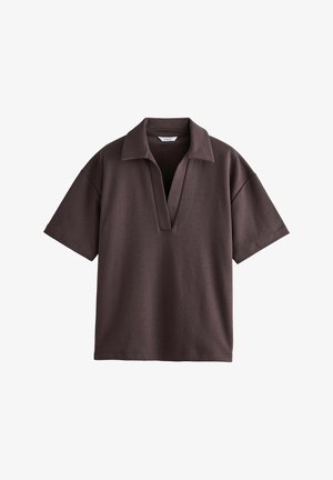 Next Bluză polo - burgundy red