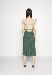 Samsøe Samsøe UMA SKIRT - Saia plissada - garden topiary