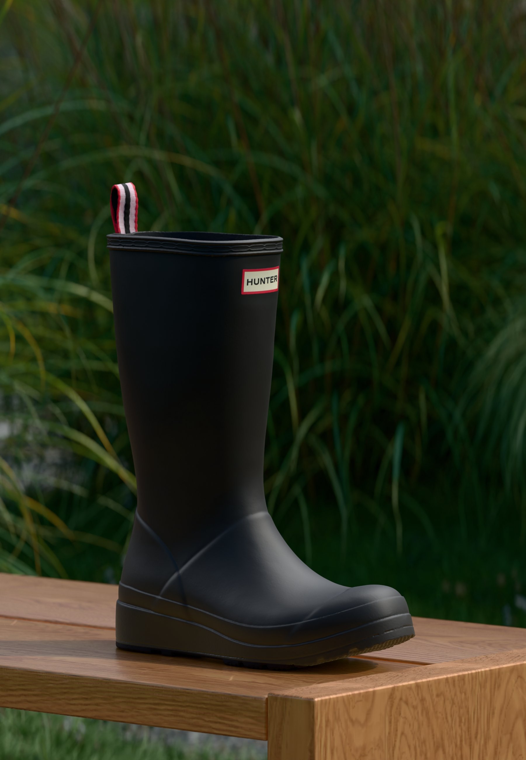 Hunter ORIGINAL WOMENS PLAY TALL BOOT - Wellies - black - Zalando