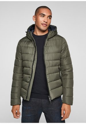 MATELASSÉE CHAUDE À CAPUCHE - Winter jacket - olive