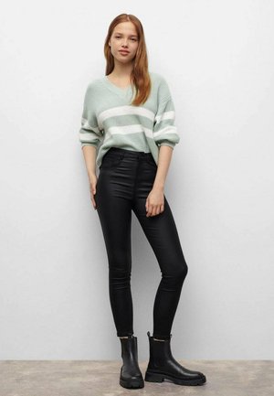CHARLOTE - Pantalon classique - black denim