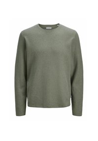 MIT RUNDHALS - Pullover - iceberg green