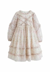Next REGULAR FIT - Vardagsklänning - ecru floral