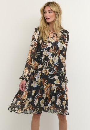 KASIMI - Robe de jour - black red multi flower