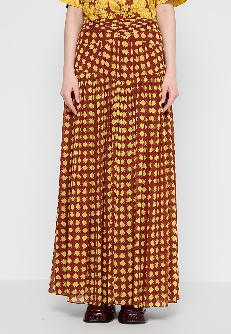 Diane von Furstenberg Maxirok cognac Diane von Furstenberg Maxirok cognac