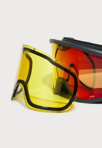 Giro ROAM UNISEX - Lyžiarske okuliare - dark shark light streaker/ amber/yellow