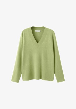 Mango, Jumper - green