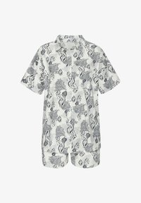 Selected, creme gemustert