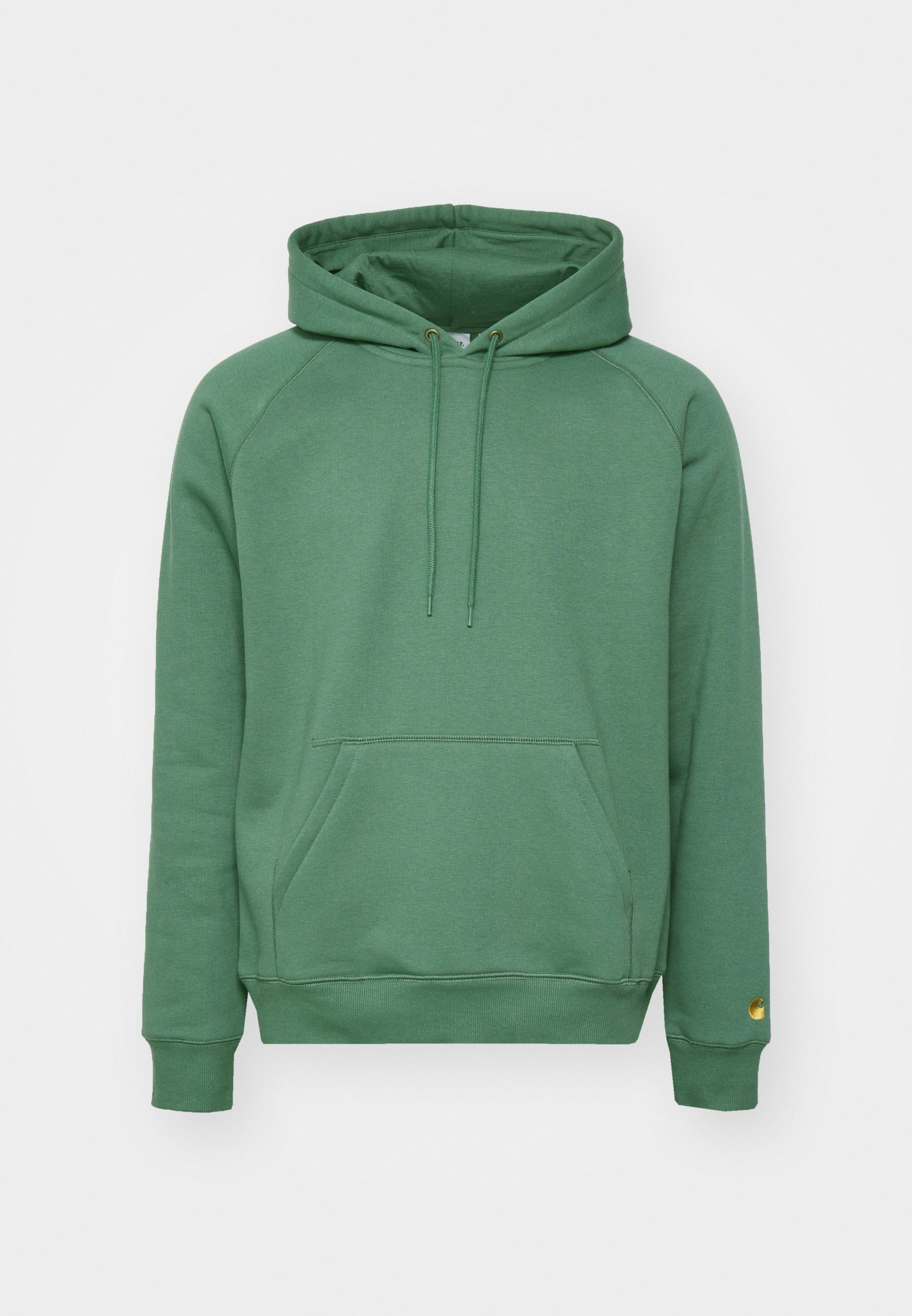 Carhartt WIP HOODED CHASE - Hoodie - duck green/gold