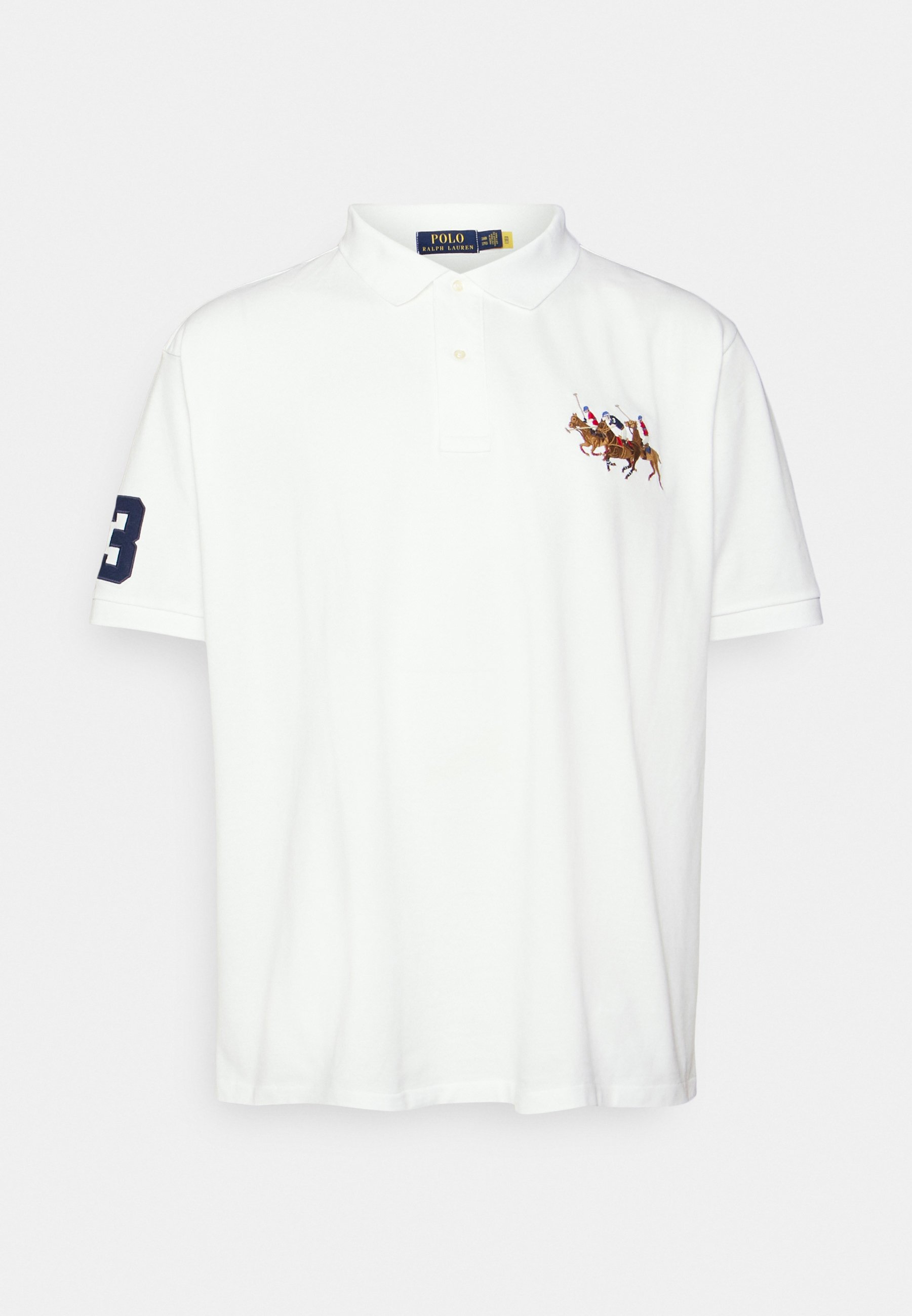 Ralph Lauren Triple-pony Mesh Polo Shirt - Mens - White - Size Big 4x