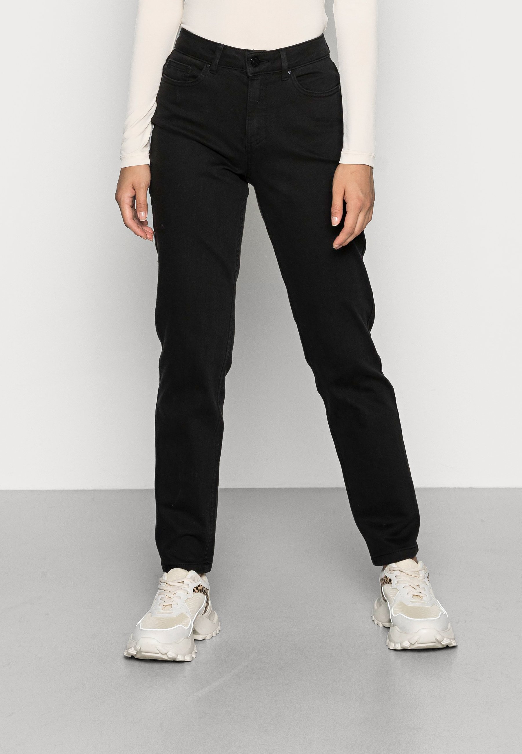 Vila VISTRAY JULIA - Jeans a sigaretta - black/nero denim - Zalando.it