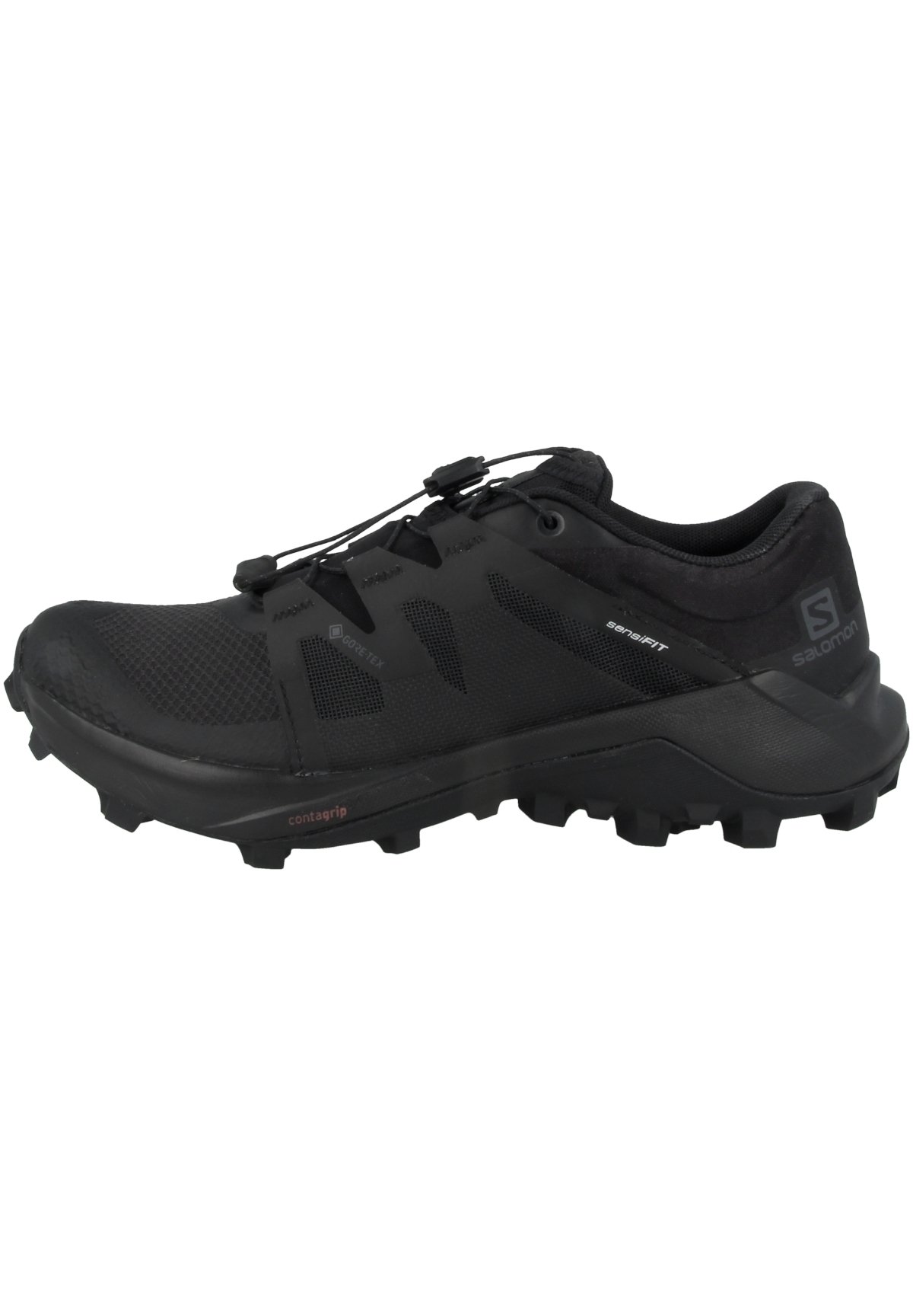 Salomon WILDCROSS GTX - Trail running shoes - black - Zalando.de