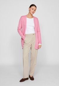 VILA VIRIL OPEN  - Kardigan - wild rose