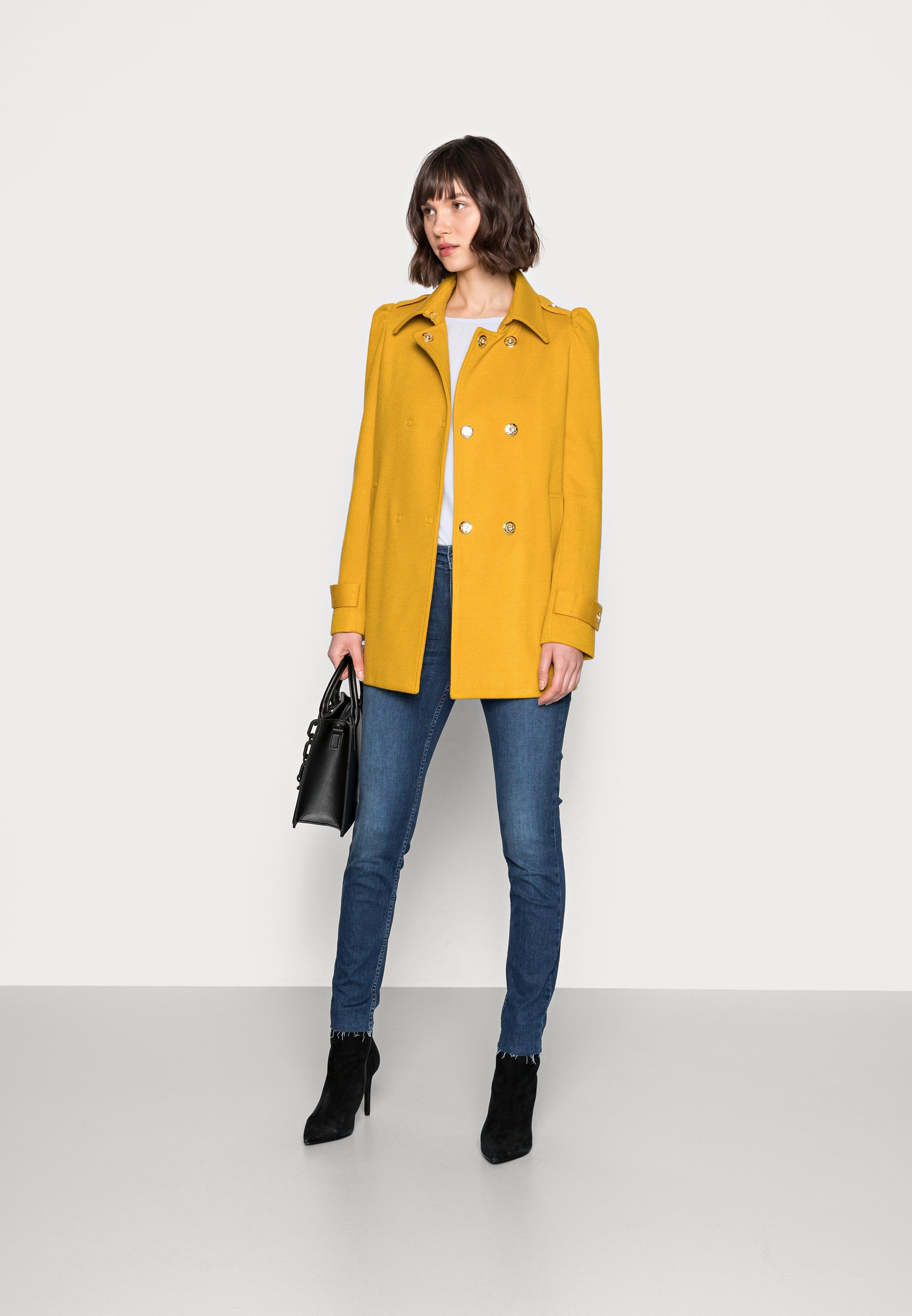 Liu Jo Jeans CAPPOTTO NAVETTA - Classic coat - yellow - Zalando.de