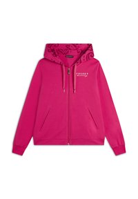 Freddy LEGGERA CON CAPPUCCIO E DETTAGLI - Felpa con zip - beetrootpurple aop ikatfuchsia