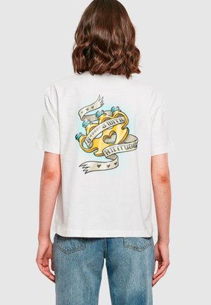 Mister Tee DAMEN BWA - Trükipildiga T-särk - white