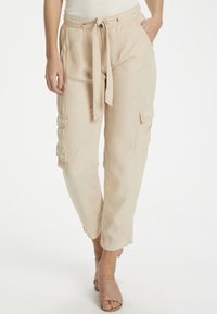 Saint Tropez Tygbyxor - beige