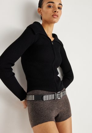 Pantaloni scurți - brown melange