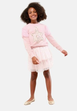 REGULAR FIT - CHRISTMAS CREW NECK - Pulover - pink snowflake