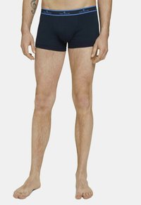 TOM TAILOR 2 PACK - Boxers - black aral blue stripe