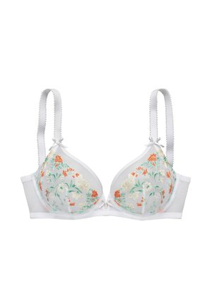 Underwired bra - weiß-neon