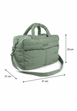 Done By Deer, QUILTED CHANGING BAG GREEN - Bolsa cambiador - green
