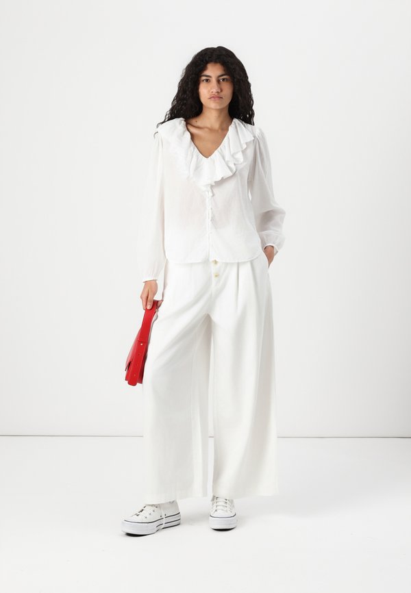 RUFFLE TRIM - Button-down blouse4