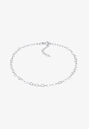 Elli, HEART FOOTCHAIN - Bracelets de cheville - silberfarben