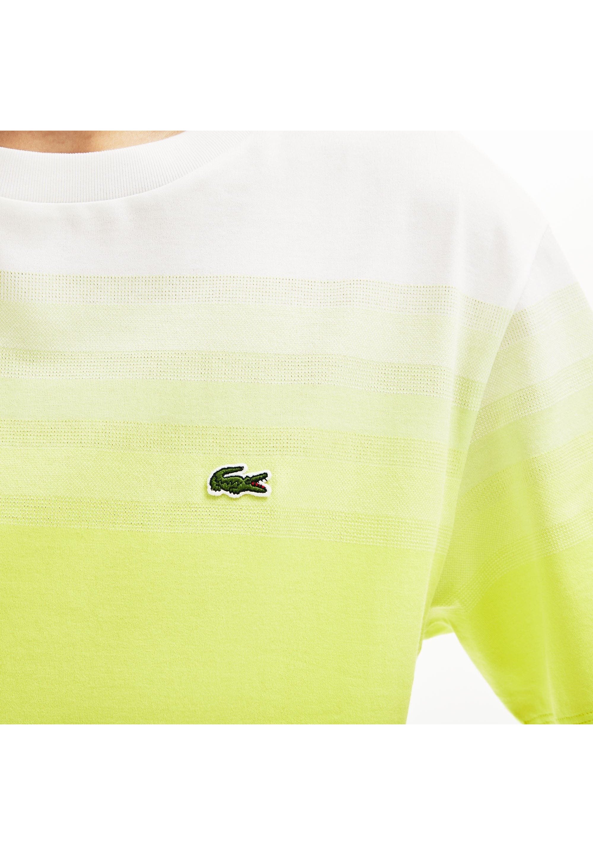 tshirt lacoste jaune