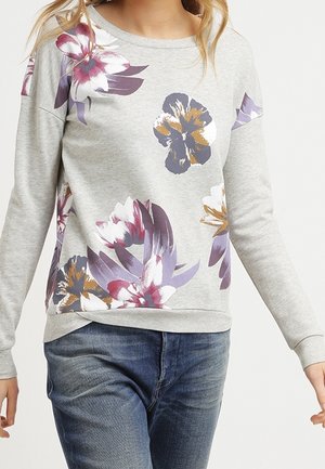 Sweatshirt - mottled light grey