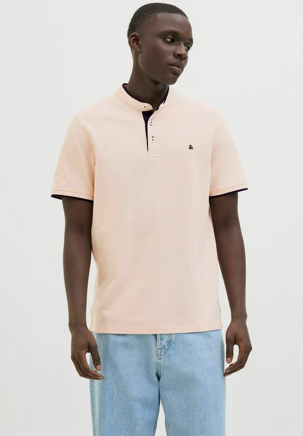 JJEPAULOS MAO NOOS - T-Shirt basic - peach parfait