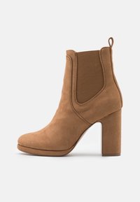 Anna Field Bottines à talons hauts - camel