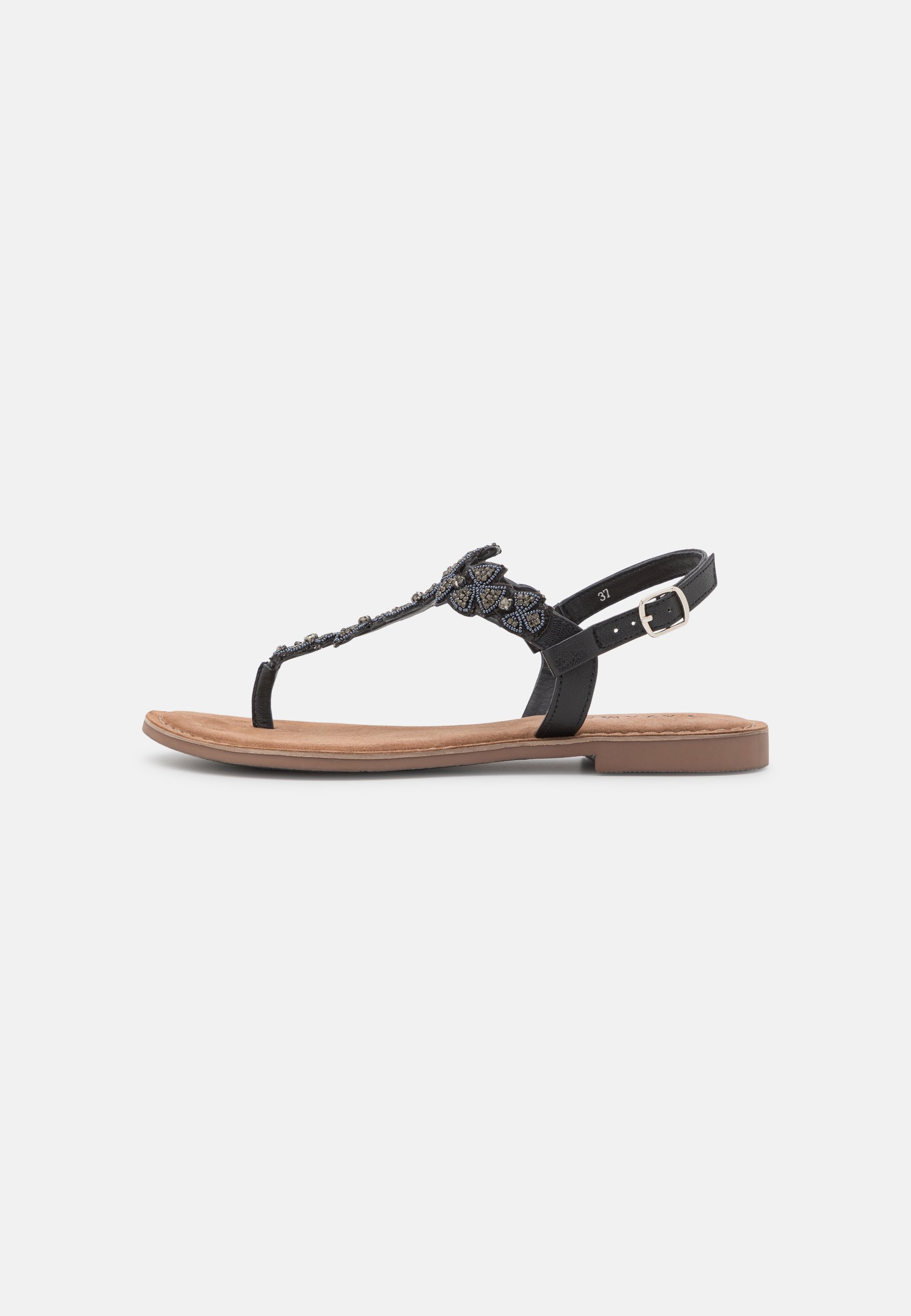 Lazamani T-bar sandals - black - Zalando.de