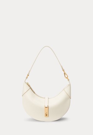 Polo Ralph Lauren, POLO ID LEATHER MINI SHOULDER BAG - Käsilaukku - ivory