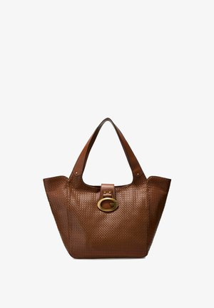 Guess, CAMDEN LARGE TOTE - Håndtasker - cognac