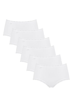 MIDI SLIP 6ER PACK 27/7 COTTON LACE - Pants - weiß