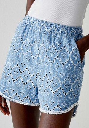 MAMI - Shorts di jeans - blu denim