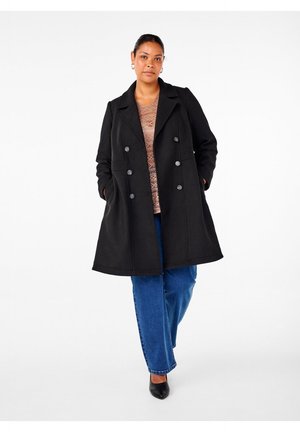 Zizzi, MIT TASCHEN - Cappotto classico - black