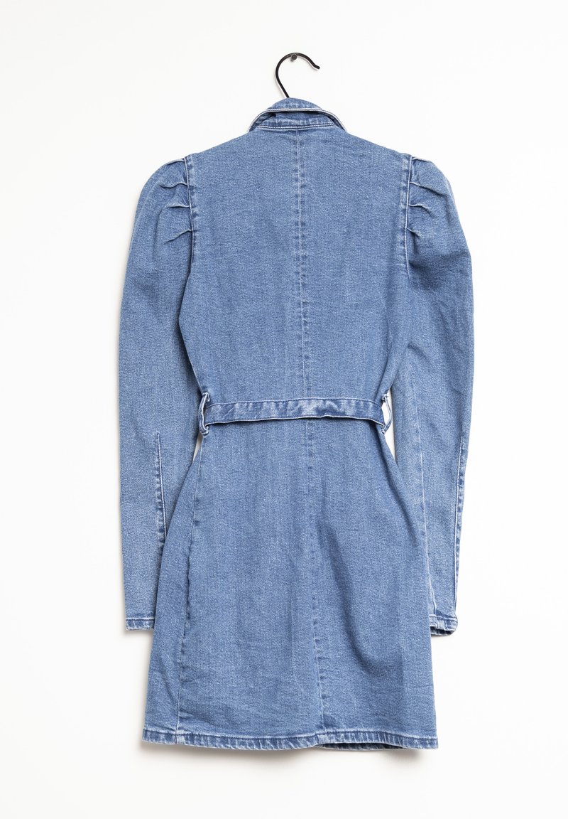 bershka denim dress long Denim