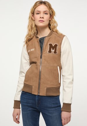 Mustang Lederjacke - braun