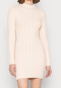 Hollister Co. Stickad klänning - light pink