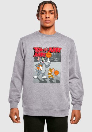 TOM AND JERRY - BASKETBALL BUDDIES CREWNECK - Sweatshirt - heather grey